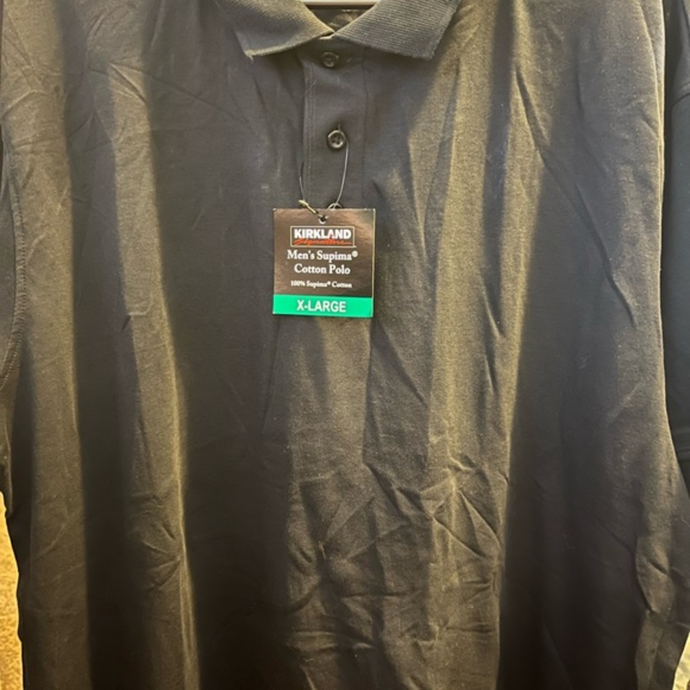 Kirkland Signature Men's Dark Polo Shirt